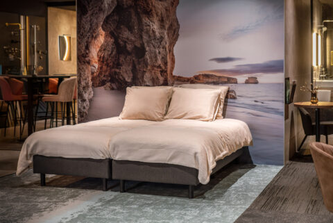 Voorbeeld bed in onze showroom